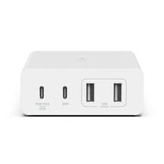 Belkin BOOST CHARGE 108W 4-portová USB-C Power Delivery GaN nástěnná nabíječka (USB-C 96W + USB-A 12W), bílá