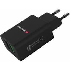 SWISSTEN SÍŤ.ADAP.2x USB QC 3.0 23W