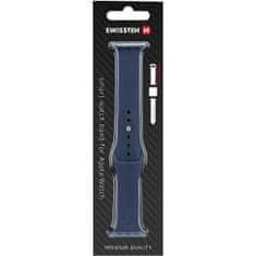 SWISSTEN BAND APP.W.SILIKON.38-40mm BLUE