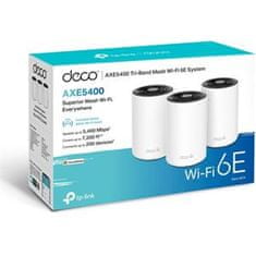 TP-Link Deco XE75 Pro(1-pack) - Multi-Gig 2,5 Gbps AXE5400 třípásmový Meshový Wi-Fi 6E systém, HomeShield (1-pack)