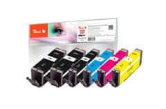 Peach kompatibilní cartridge Canon PGI-550/CLI-551 MultiPack Plus, InkLevel