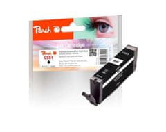 Peach kompatibilní cartridge Canon CLI-551BK, black, 8,5 ml