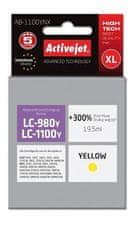 ActiveJet inkoust Brother LC-1100Y, 15 ml, new AB-1100YNX (AB-1100Y)