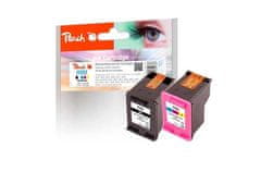 Peach kompatibilní cartridge HP F6U66AE, F6U65AE, No 302 MultiPack, black, color