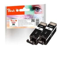 Peach kompatibilní cartridge Canon PGI-525*2 TwinPack, black, 2x19 ml