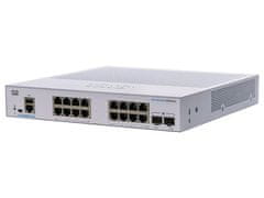 Cisco CBS350 Managed 16-port GE, Ext PS, 2x1G SFP - REFRESH