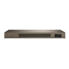 Tenda TEG1016G 16-port Gigabit Switch, 16x 10/100/1000 Mb/s, Fanless, MAC 8K, i na zeď, Rackmount