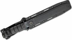 KA-BAR® KB-1266 Modified Tanto všestranný vnější nůž 20,2 cm, celočerný, Kraton, nylonové pouzdro