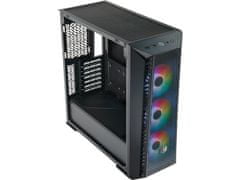 Cooler Master PC skříň MASTERBOX 520 MESH MIDI Tower, černá