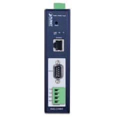 Planet MODBUS průmyslová brána RS-232/422/485 na IP, 1x COM, 100Base-TX, RTU/ACSII, -40až+75°C, 9-48VDC, IP30