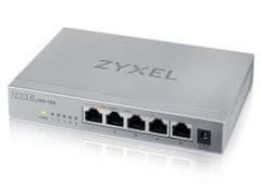 Zyxel MG-105, 5 Ports Desktop 2,5G MultiGig unmanaged Switch