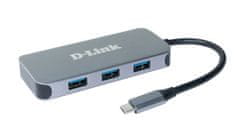 D-Link DUB-2335 6-in-1 USB-C Hub with HDMI/Gigbait Ethernet/Power Delivery