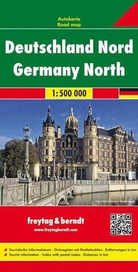AK 0206 Německo sever 1:500 000 / automapa