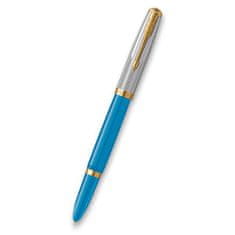 Parker 51 Premium Turquoise GT plnicí pero hrot F