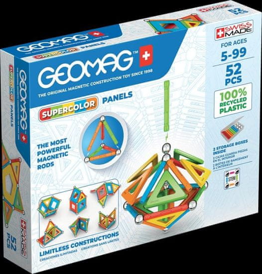 Geomag Supercolor - Panels 52 dílků