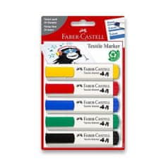 Faber-Castell Faber - Castel Popisovače na textil 5 ks