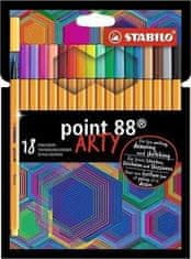 Stabilo Popisovač point liner 88 sada 18 ks v pouzdru "ARTY"