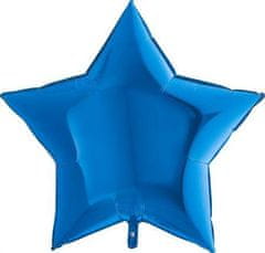 Grabo Nafukovací balónek modrá hvězda 91 cm -