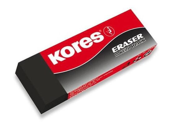 Kores Pryž Eraser Black 20 na tužku