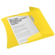 Esselte desky na dokumenty VIVIDA, žlutá