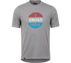 Triko pánské PEARL iZUMi MIDLAND TEE šedé - XL