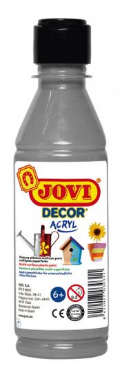 JOVI Decor akrylová barva - stříbrná 250 ml