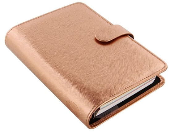 Filofax Saffiano Metallic Rose Gold osobní