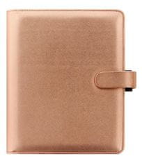 Filofax Saffiano Metallic Rose Gold A5