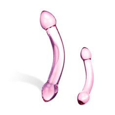 Glas - Double Trouble Purple s Dildo