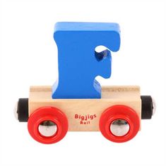 Bigjigs Toys Bigjigs Rail Vagónek dřevěné vláčkodráhy - Písmeno F