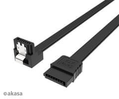 Akasa - Proslim SATA kabel 90° - 100 cm