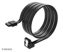 Akasa - Proslim SATA kabel 90° - 100 cm