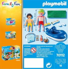 Playmobil PLAYMOBIL Family Fun 70112 Dovolenkář s plovacím kruhem