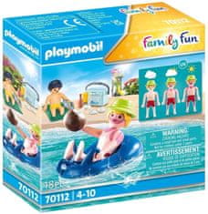 Playmobil PLAYMOBIL Family Fun 70112 Dovolenkář s plovacím kruhem