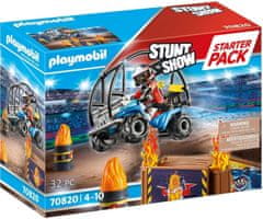 Playmobil PLAYMOBIL Stunt Show 70820 Starter Pack Kaskadérská show se čtyřkolkou a ohnivou rampou