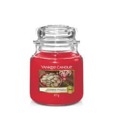 Yankee Candle Aromatická svíčka Classic střední Peppermint Pinwheels 411 g