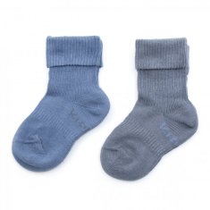 Dětské ponožky Stay-on-Socks 12-18m 2páry Denim Blue