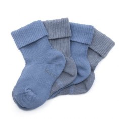 Dětské ponožky Stay-on-Socks 12-18m 2páry Denim Blue