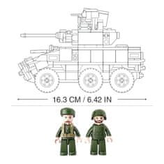 Sluban Model Bricks M38-B0753 Obrněné bojové vozidlo 6x6 EBRC Jaguar