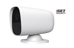 iGET SECURITY EP26 White - WiFi bateriová FullHD kamera, IP65, zvuk,samostatná a pro alarm M5-4G CZ