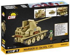 Cobi 3050 COH Marder III Sd. Kfz. 139, 1:35, 420 k, 1 f