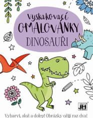 Jiri Models Vyskakovací omalovánky Dinosauři