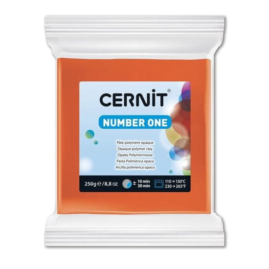 Cernit NUMBER ONE 250g oranžová