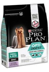 Purina ProPlan Dog Adult Sm&Mini OptiDigest GrainFr krůt2,5kg