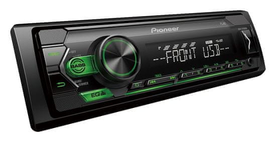 Pioneer MVH-S120UBG autorádio s USB zelené