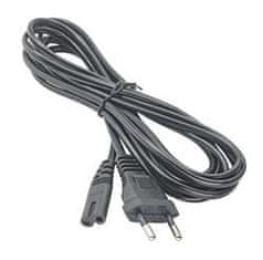 Akyga Napájecí kabel 3.0m/250V/PVC/černá