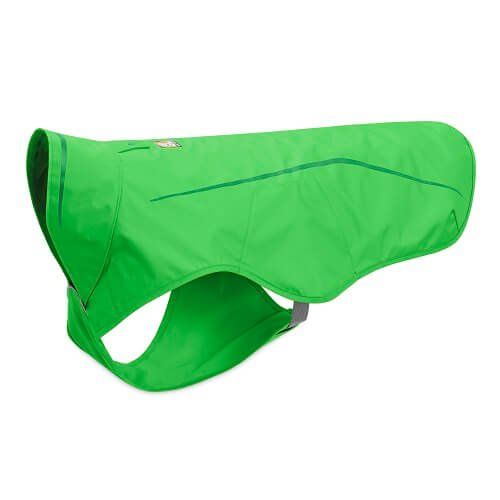 Ruffwear nepremokavá bunda pro psy, Sun Shower, zelená, velikost L