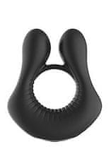 Dreamtoys RAMROD Strong Vibe Cockring (Black), vibrační kroužek na penis