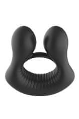 Dreamtoys RAMROD Strong Vibe Cockring (Black), vibrační kroužek na penis