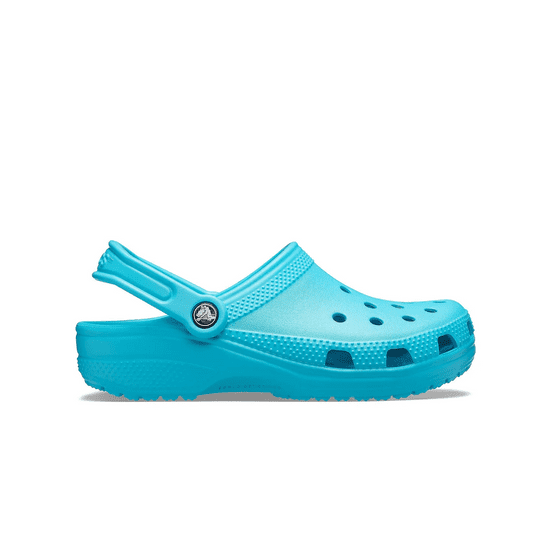 Crocs Classic Clogs pro děti, 19-20 EU, C4, Pantofle, Dřeváky, Digital Aqua, Modrá, 204536-4SL